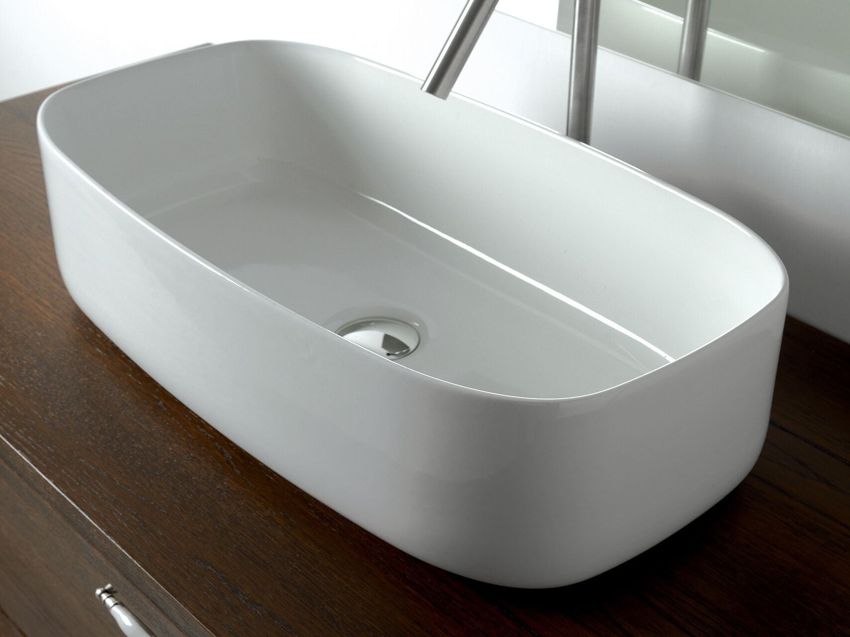 Керамическая столешница прямоугольная раковина BLEU PROVENCE умывальники ARCH-00092625