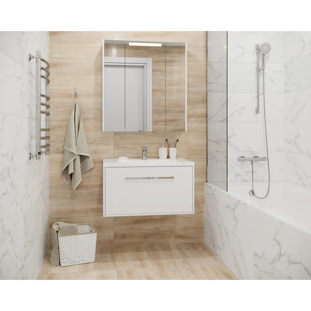 Керамогранит LB Ceramics Софт Вуд 30x60 см 1.27 м² цвет бежевый 82506199 STLM-2057175 - Вид №8