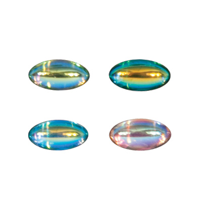 410-14-030 Бусина Чехия кабошоны 8 x 4 мм PRECIOSA 