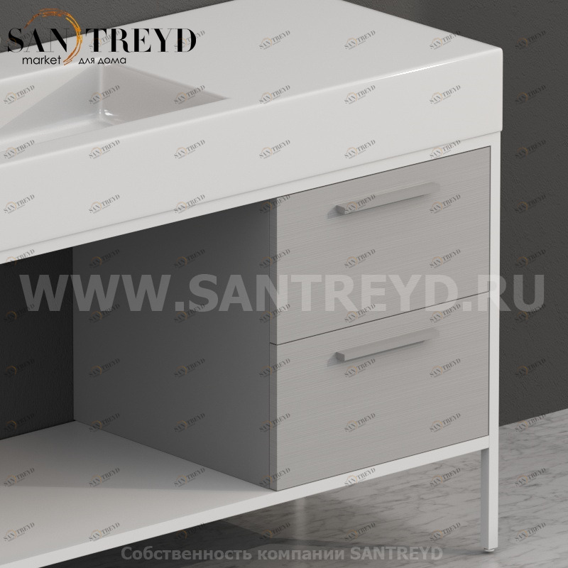 S04548NO Тумба с 2 ящиками Globo Ceramica Globo INCANTHO