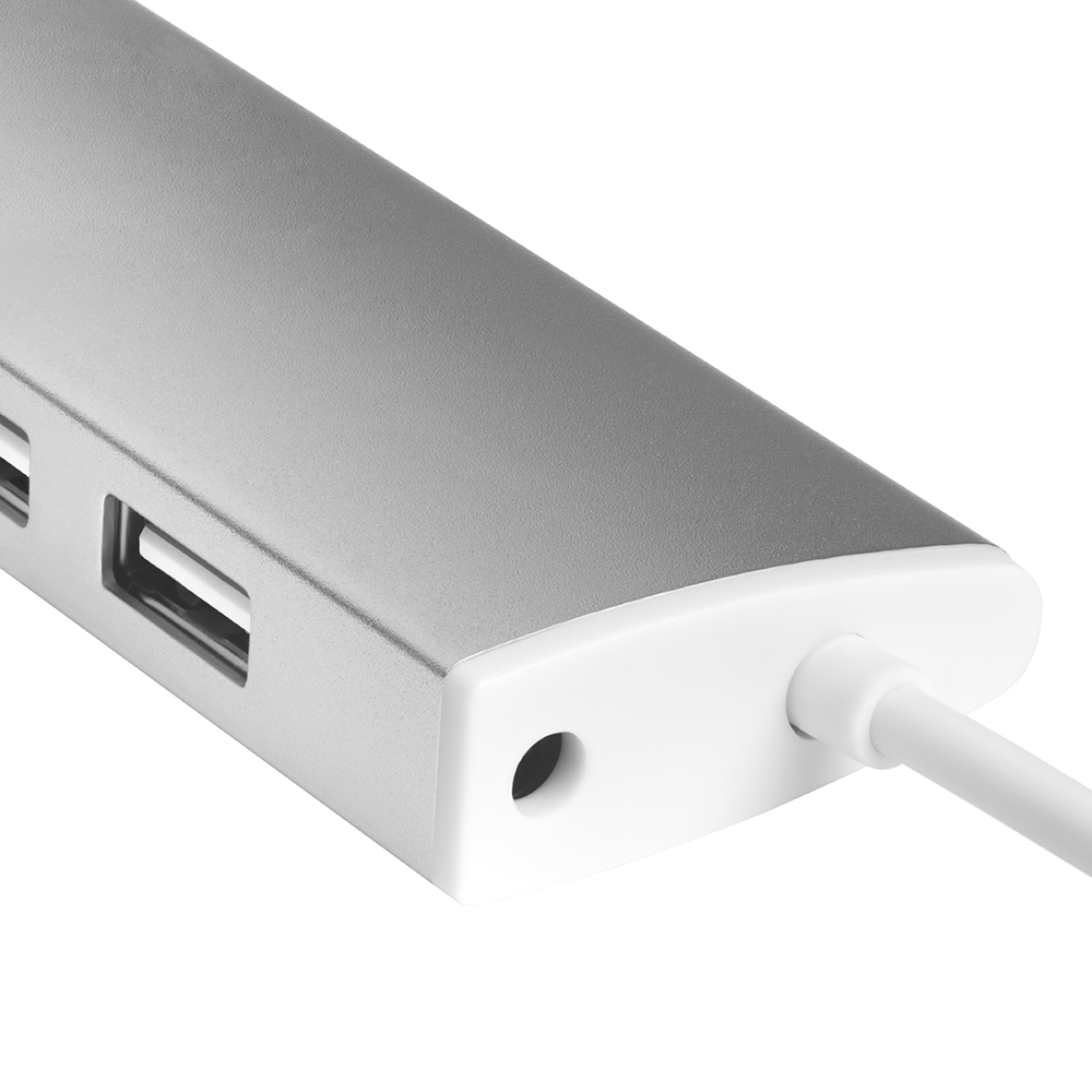 GCR-UH217S usb 2.0 разветвитель на 7 портов 0,5m , silver Greenconnect Santreyd  - Вид №3