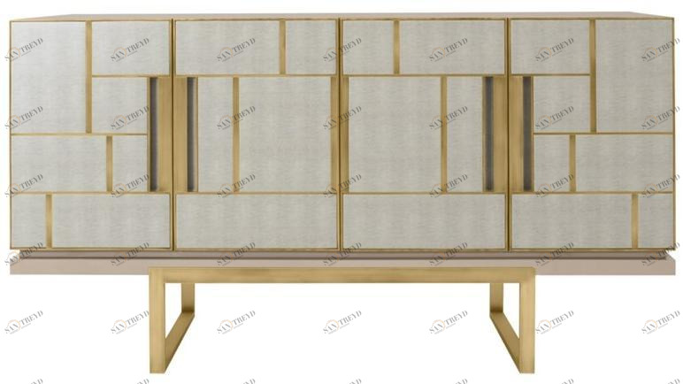 FRATO Буфет из лакированной древесины с распашными дверцами  Ffu280010aaa 