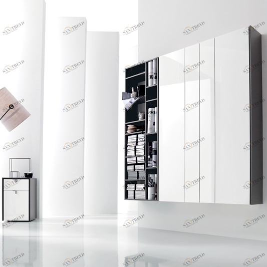 Комбинация ванной комнаты PV35 в отделке  Canaletto / 141 Bianco MILLDUE PIVOT PIVOT35