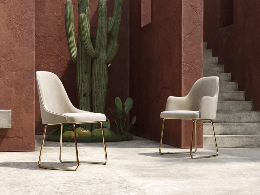 Domkapa Бархатный стул с подлокотниками  Dkj19  - Вид №4