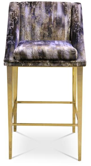 KOKET Табурет из мягкой ткани с подставкой для ног Geisha sun-id-1499598 - Вид №1