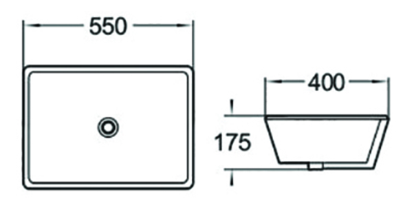 Мебельные раковины SL-3004 SANTILINE  - Вид №1