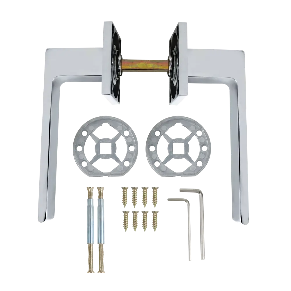 Дверные ручки EDSON EDS-168B-Q2 в стильном хроме 85168441 STLM-0059326 - Вид №1