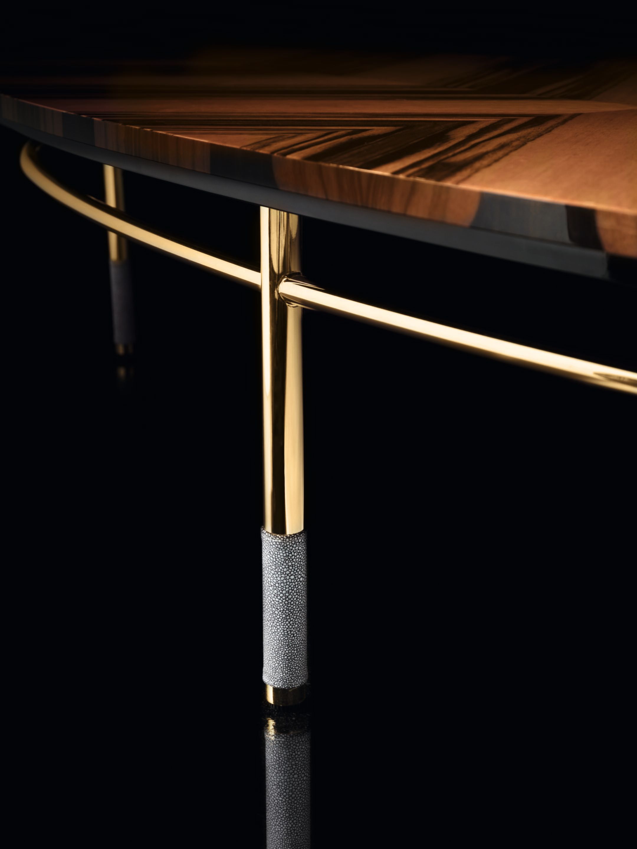 Деревянный овальный журнальный столик Former In Italia TOBIA ARCH-00095127 - Вид №3