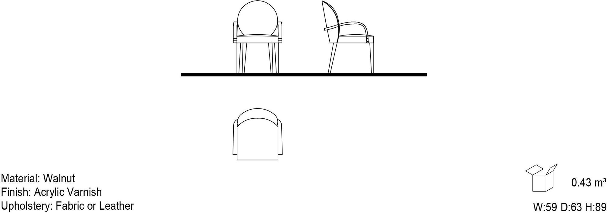 Mobi Стул с подлокотниками sun-id-1492019 - Вид №4