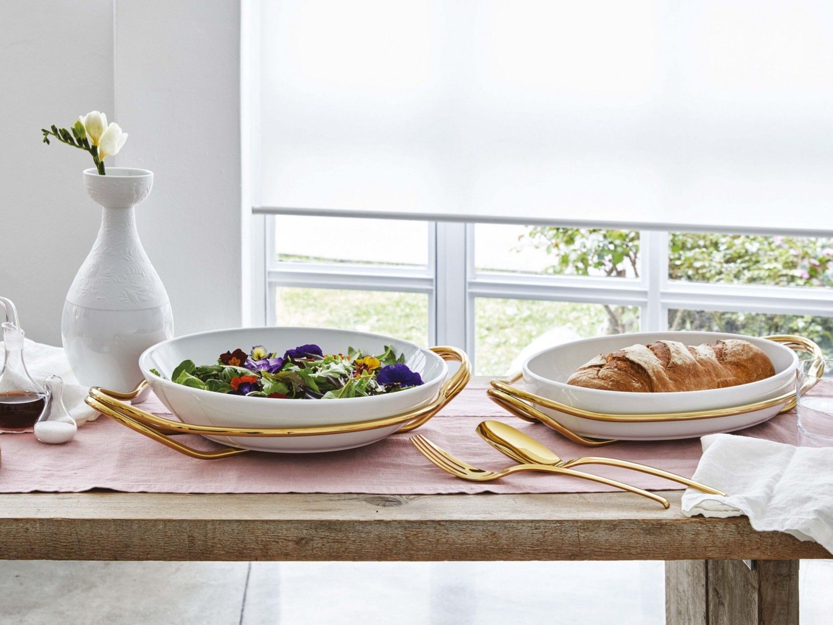 Фарфор и нержавеющая сталь противень Sambonet New Living ARCH-00151480 - Вид №3