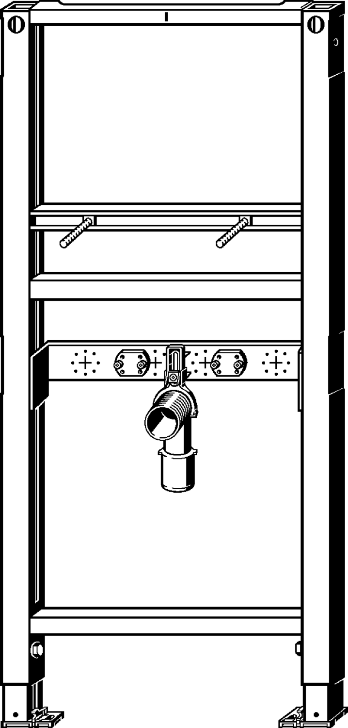 Системная техника  Prevista Dry  Элементы для умывальников VIEGA 789 329 Модель 8538 Santreyd  - Вид №1