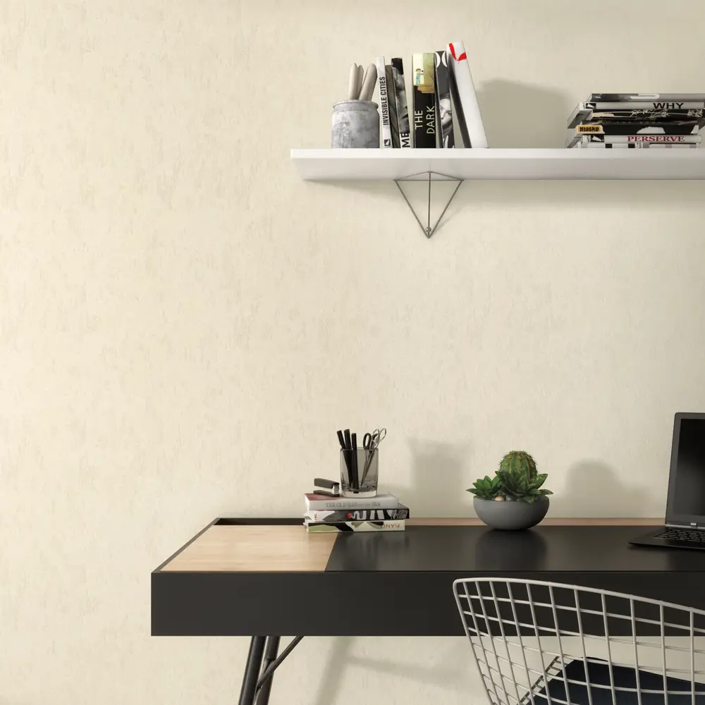 INSPIRE Boris - Флизелиновые обои бежевые 1.06 м 82622801 STLM-0032017 - Вид №3