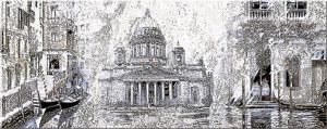 SFUMATO GREY VISTAS 1 Декор 20,1*50,5 13шт Azori 583242004