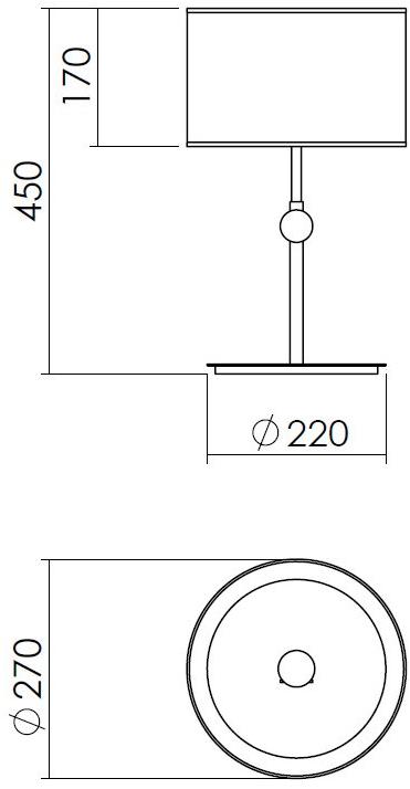 NEXO LUCE Настольная лампа из металла Oxen table lamp 7120d0 - Вид №5