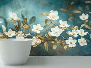 Обои с цветочными мотивами