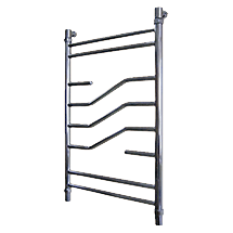 Полотенцесушитель водяной ТЕРА Молния 500х500 Н.Г. 3/4 (20-14) с кронш.+америк. угловые1х3/4