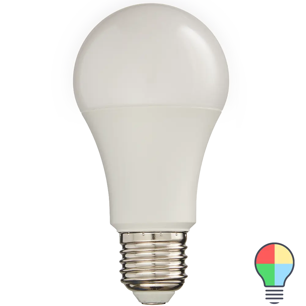 Лампа умная светодиодная Wi-Fi Ledvance Smart Plus E27 220-240 В 9.5 Вт груша матовая 1055 лм, изменение цвета RGB 84515114 STLM-2133756 