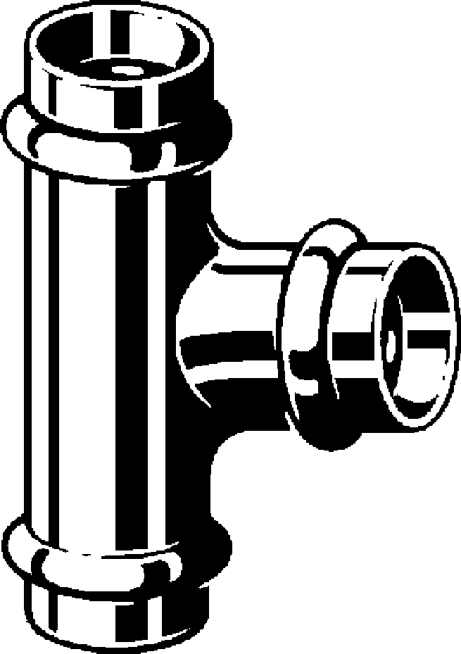 Viega Тройник Profipress 2418 (322700) 322 700 - Вид №1