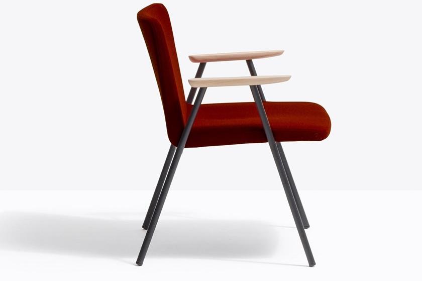 Pedrali Кресло с тканевой обивкой Osaka metal 5729 - Вид №2