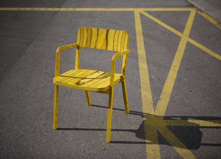 Richard Lampert Деревянный стул с подлокотниками sun-id-1492301 - Вид №1