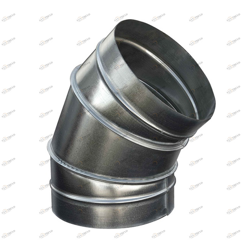 Отвод 45° круглый (оц. сталь) d125 Santreyd 01-0233-002