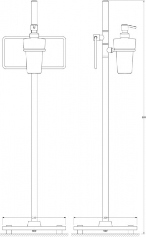 308 Стойка комбинированная UNI FBS Universal - Вид №1