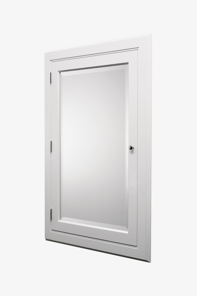 ADCB46 Встраиваемый деревянный медицинский шкаф Advance Wood and Mirror 25 3/16 "x 35 5/8" x 4 7/16 " Waterworks 