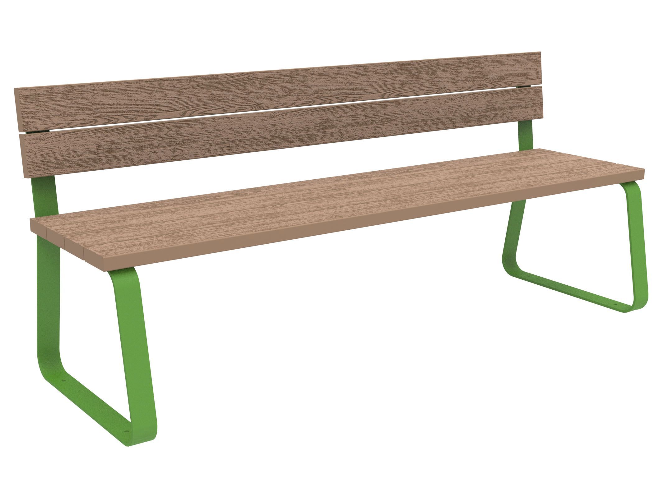 Скамья WPC со спинкой Lazzari Sunny ARCH-00055502 - Вид №7