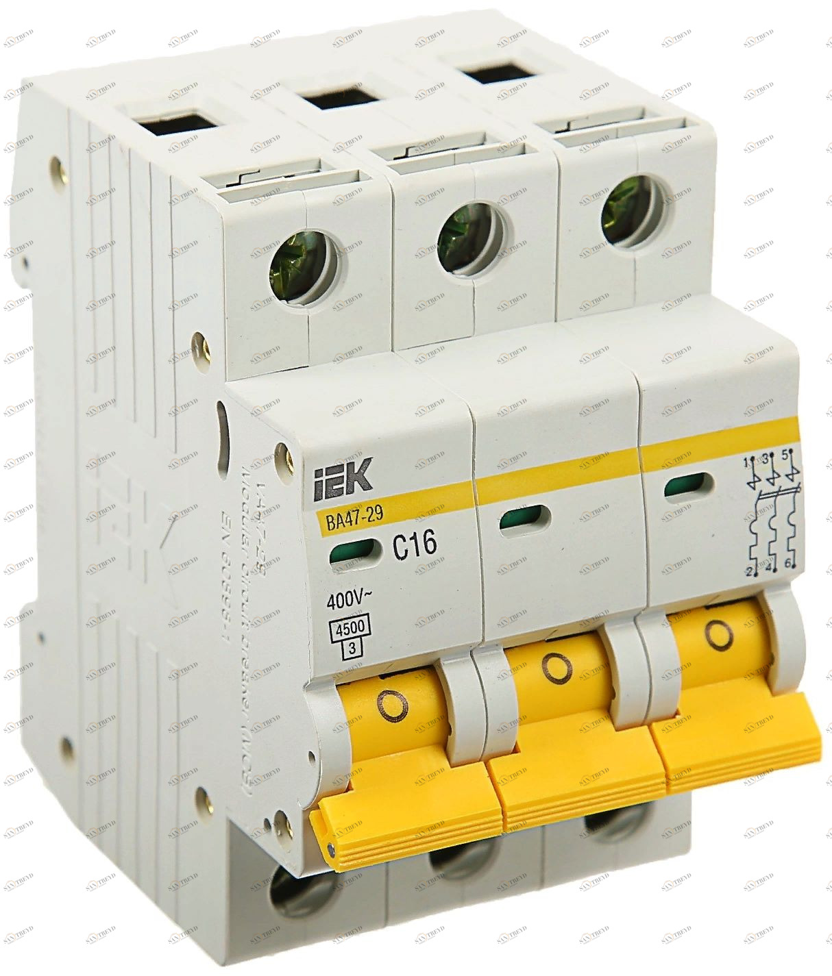 Автоматический выключатель ВА47-29 3Р 63А IEK 7433