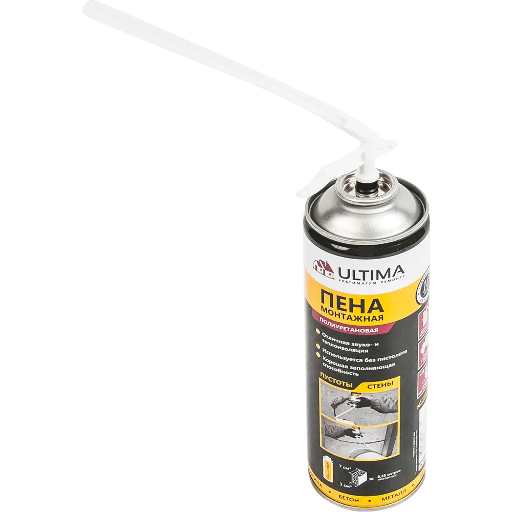 Пена монтажная ручная Ultima летняя 530 мл STLM-2089120 - Вид №2