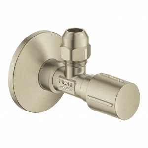 Вентиль угловой GROHE 1/2 дюйма-3/8 дюйма, 1 шт, никель, матовый (22039EN0)