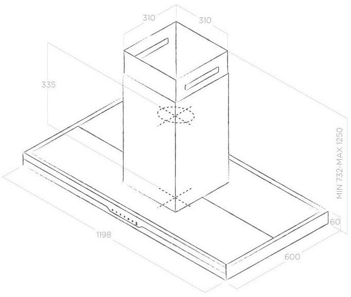 Elica Островная вытяжка из стали и стекла Téchne Techne sun-id-1503672 - Вид №4