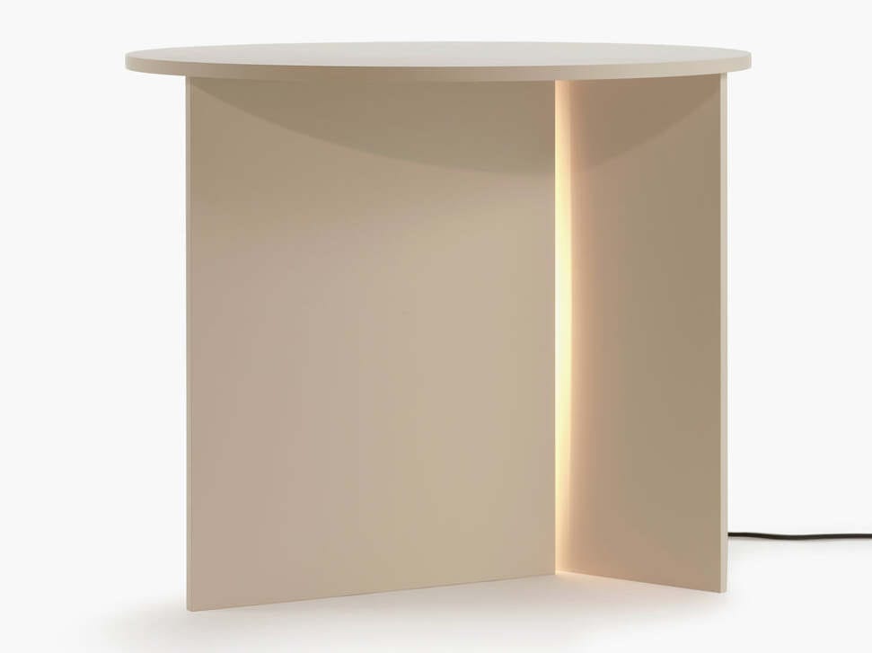 Деревянный круглый низкий журнальный столик Serax Furniture by Ann Demeulemeester ARCH-00022979 - Вид №1