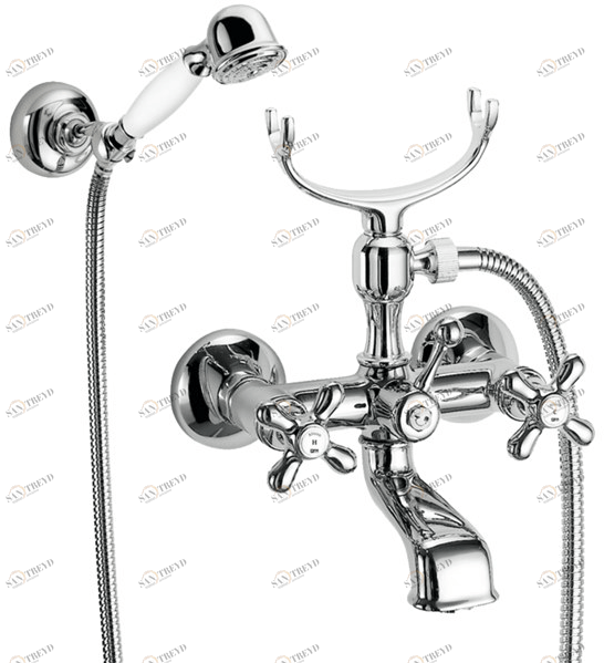 Fir Italia Настенный смеситель для ванны с ручным душем Alison 33 3331242