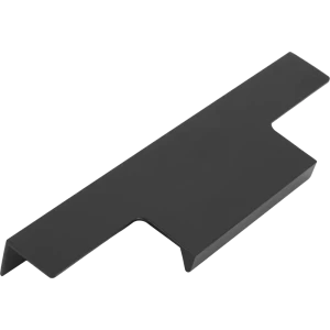 Мебельная ручка-профиль черная 146 мм