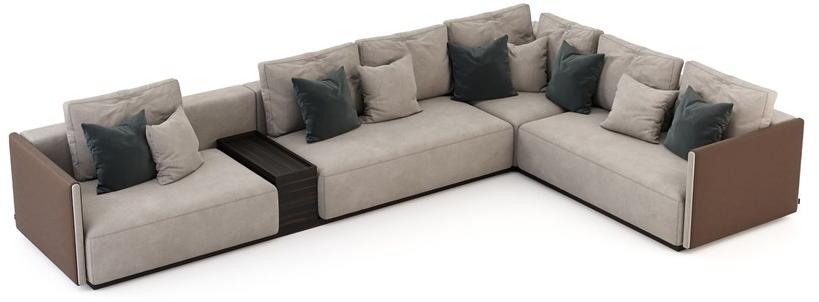 Stylish Club Угловой диван в бархате His Scf.hi07 - Вид №1