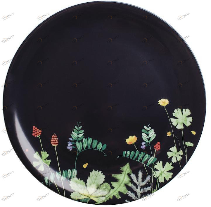 323439A50663C Луна луговой пиццы плиты 31 см черно-синий Kahla-porzellan 