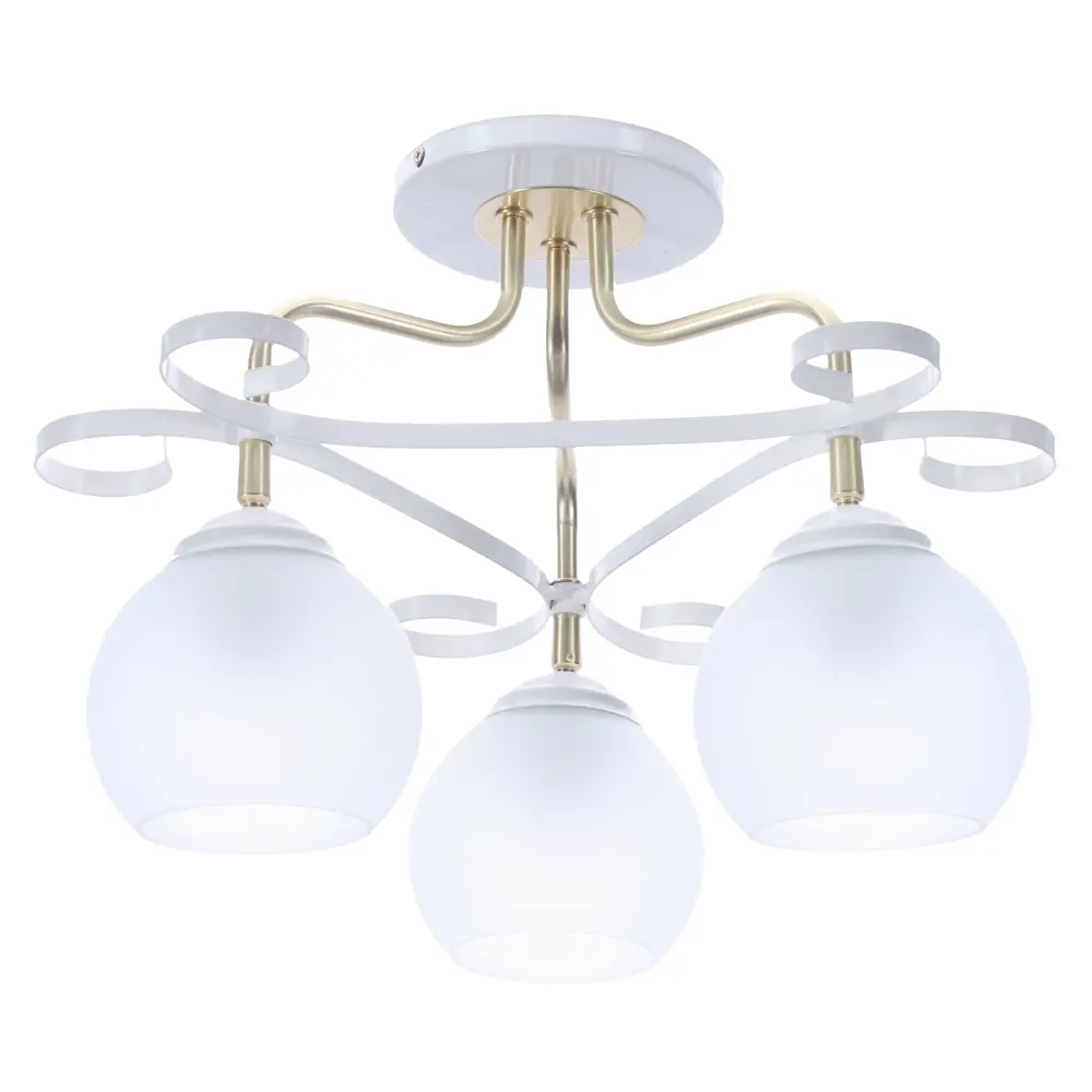 Люстра Принцесса 3хЕ27х60 Вт цвет белый СВЕТУС STLM-2055242 - Вид №1