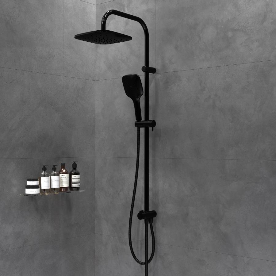 408771435 Origin Bit набор 2 в 1: смес. для ванны/душа душ система шт черный. Damixa Orgin Bit 