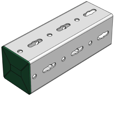 6566812 Монтажные профиля Maxx заглушка профиля защита торца профиля WALRAVEN  - Вид №1