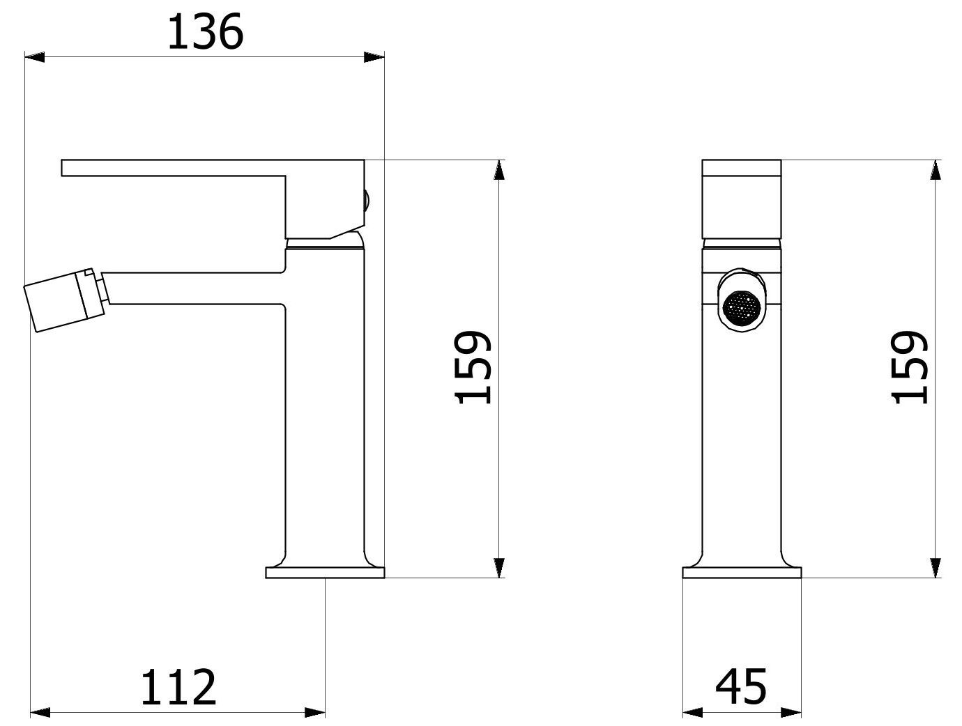 Смеситель для биде с автоматическим сливом IB сердцеед ARCH-00028127 - Вид №10