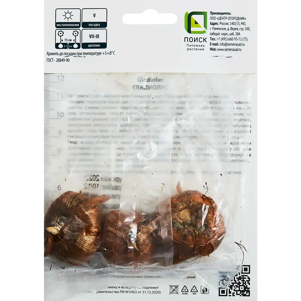 Гладиолус крупноцветковый Алфалфа, 3 шт. 89351779 STLM-2120246 ПОИСК  - Вид №1