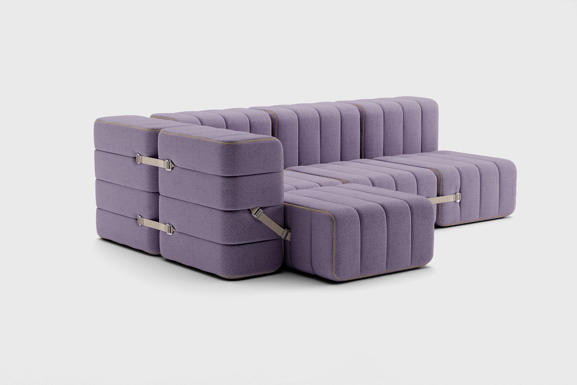 Модульный угловой диван из ткани AMBIVALENZ Curt ARCH-00061719 - Вид №46