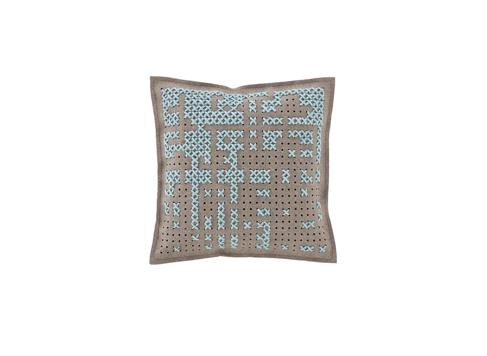 100085 Подушка Abstract голубая 50x50 см GAN Canevas