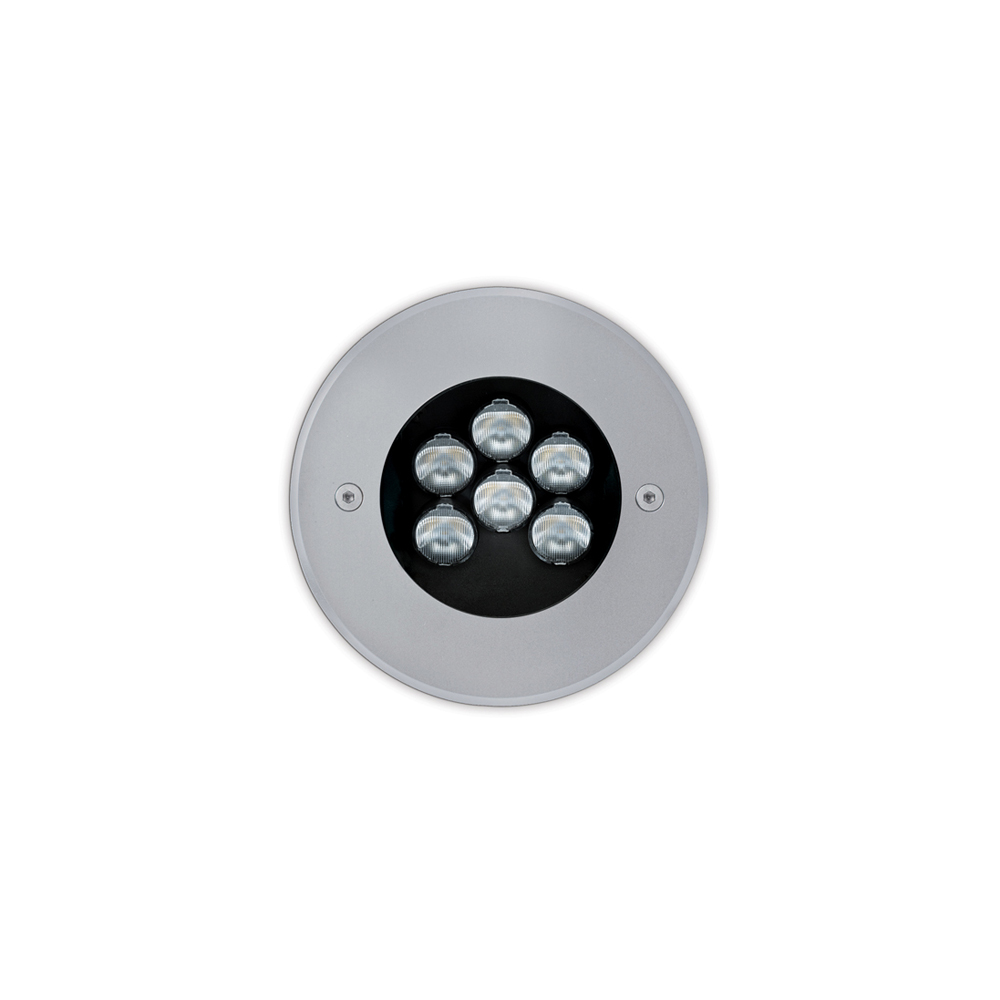 8480619 Встраиваемый в пешеходный пол Platek MINI FULL INOX  MINI FULL INOX - 6 LED 3000K Asymmetrical 