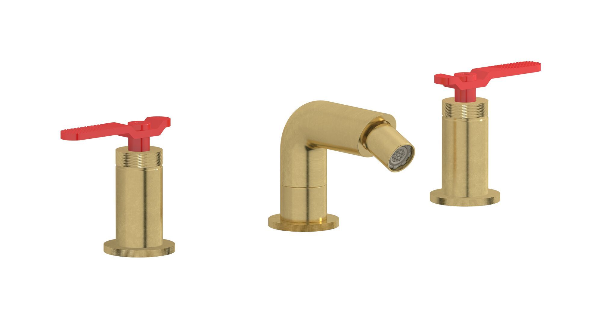 Смеситель для биде с 3 отверстиями для пола с автоматическим сливом IB Bold ARCH-00097351 - Вид №8