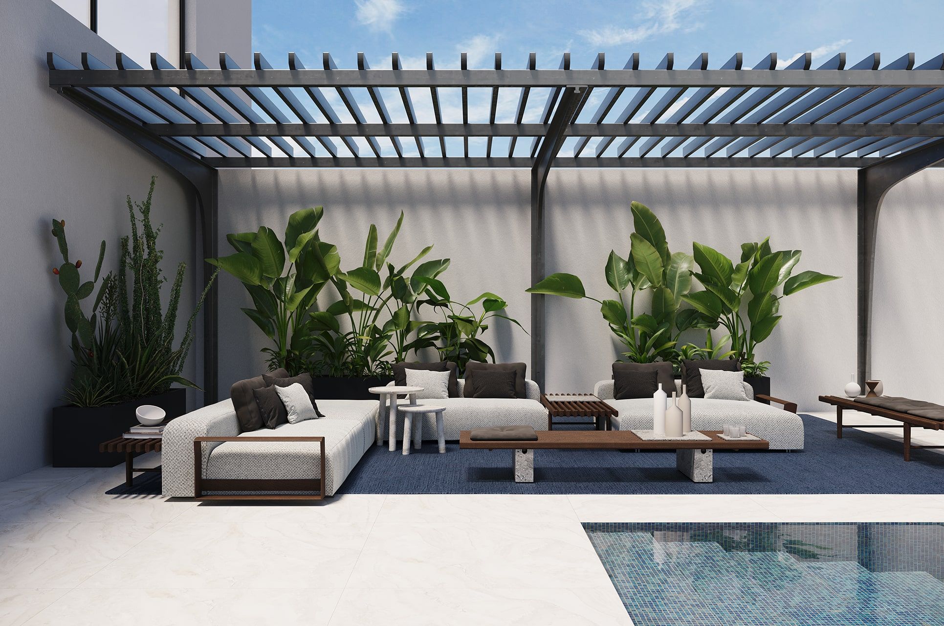 Ткань сад диван Exteta Эльба ARCH-00086973 - Вид №22