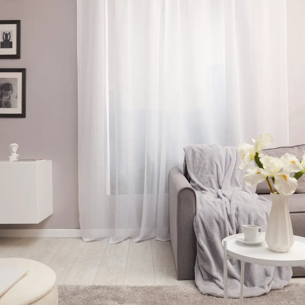 Тюль на ленте Inspire Tonia 300x280 см цвет белый White 0 86253842 STLM-2198265 