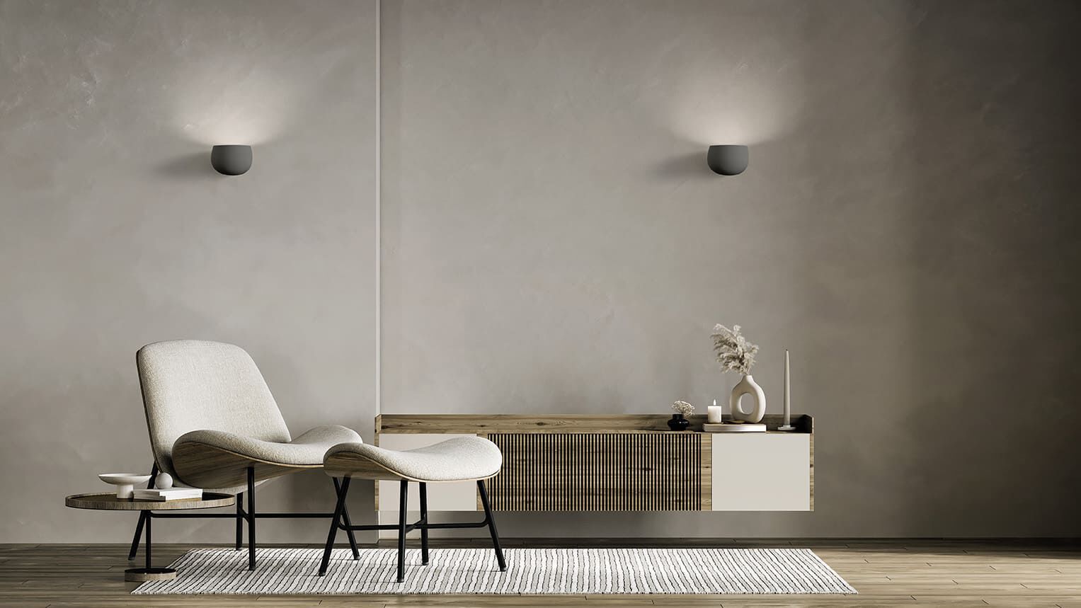 Гипсовая настенная лампа Tecnico MYSIA ARCH-00148596 - Вид №1