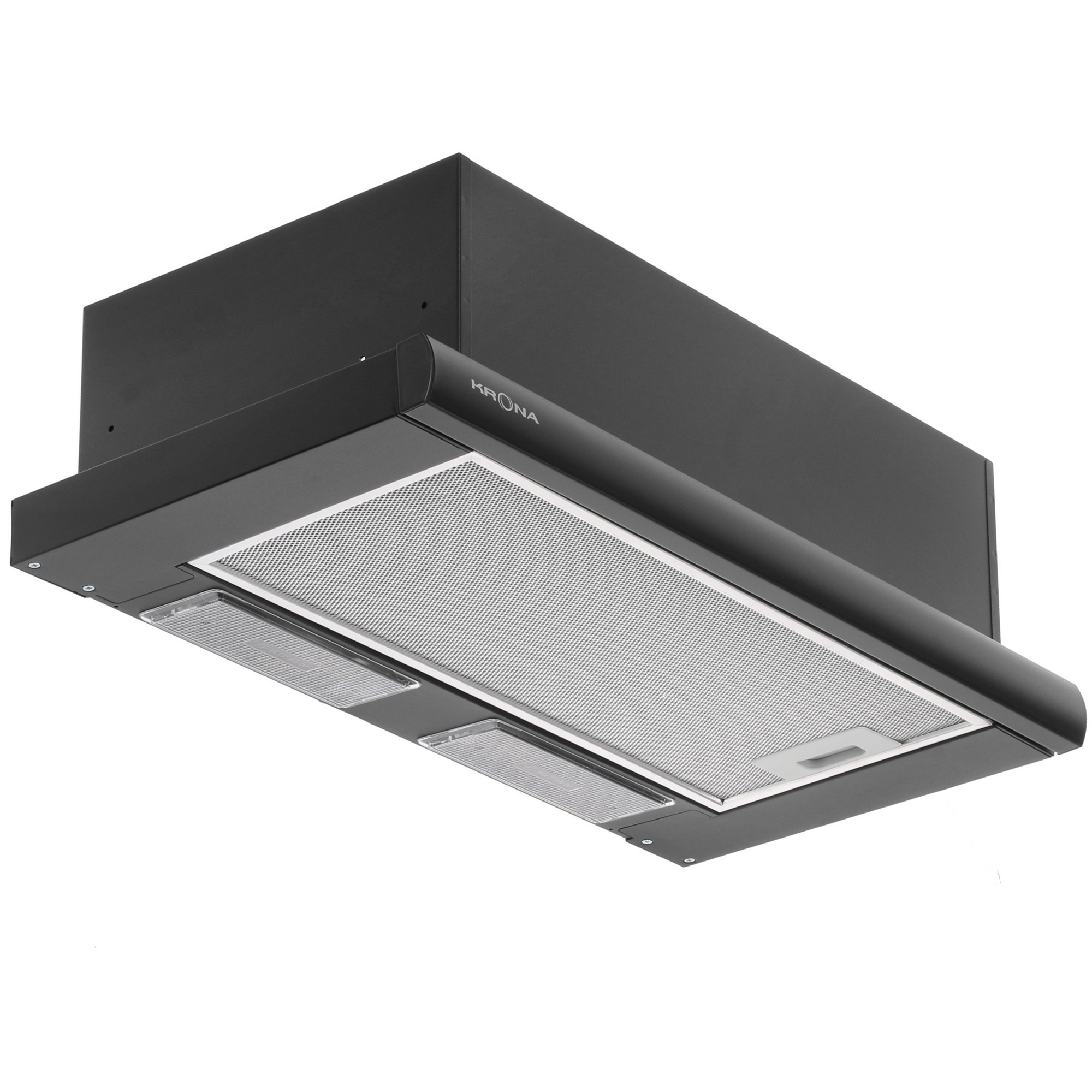 8158168 Вытяжка телескопическая KRONA KAMILLA 600 SUPERNOVA B черный/черный STDN-0017864